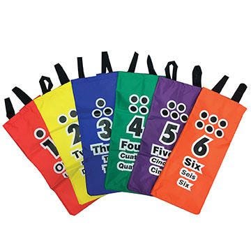 Numbered Potato Sack Set