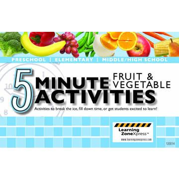 5 Minute Fruit and Vegetable Activities