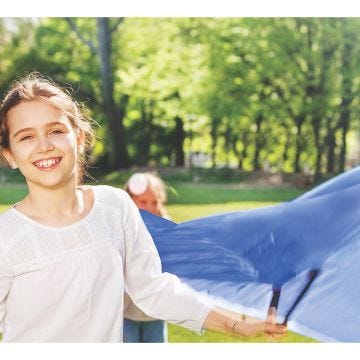 The Zone™ Solid Color 6’ Parachute Set
