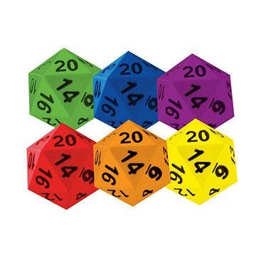 The Zone™ 20-Sided Foam Dice Set