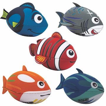 The Zone Minifish Footballs Set of 5