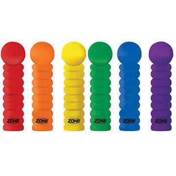 Front view of The Zone™ Weighted Knock Down Targets (Red, Orange, Yellow, Green, Blue, Purple)