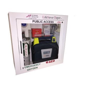 School Health Surface Mount LifeSaver Depot Cabinet