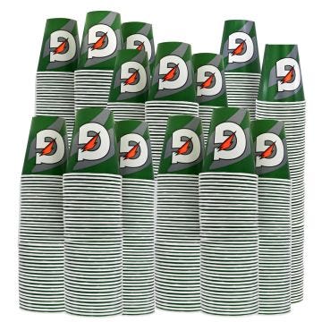  Gatorade Paper Cups, 12 oz. 2500/Case