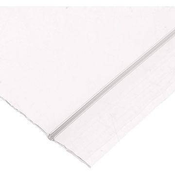 Front view of 3" x 5" Zipper Seal Top Plastic Bags with 100 per package