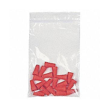 Zip Lock Bags, 100/pkg