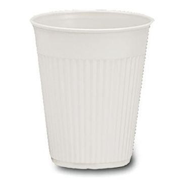 5 oz. White Plastic Cup 100/Tube