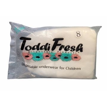 ToddiFresh Disposable Underwear for Children, disposable underwear