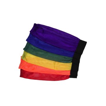 The ZONE colored ID sleeve, shown in red, orange, yellow, green, blue, and purple.