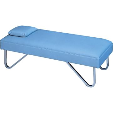 Economy Couch with Chrome Legs 72"L x 24"W x 19.5"H