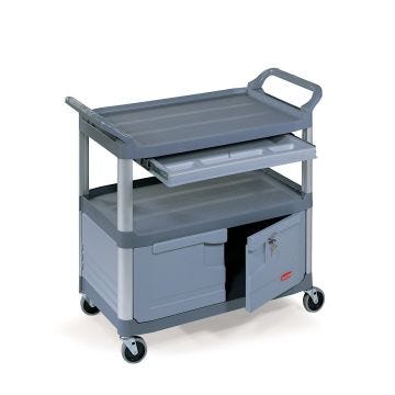 Rubbermaid Instrument Cart, Gray  