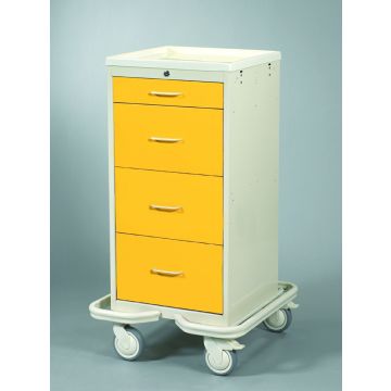 shown in yellow