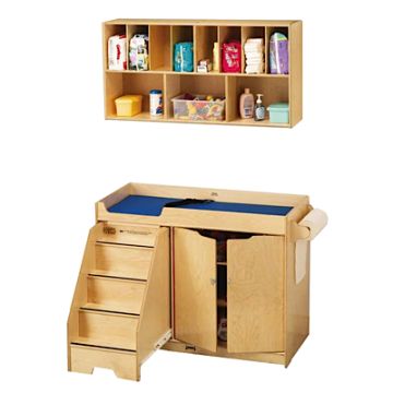 wall mounted changing table