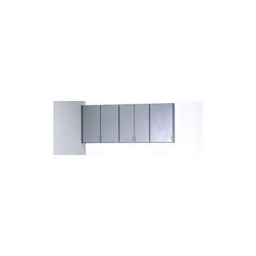 Wall Cabinet with Five Doors and Six Shelves 30"H x 73.5"W x 12"D