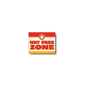 Nut Free Zone Sign