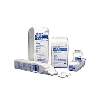 Front view of packages of Curity Nonsterile Sponges
