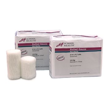School Health Non-Sterile, Rolled Gauze