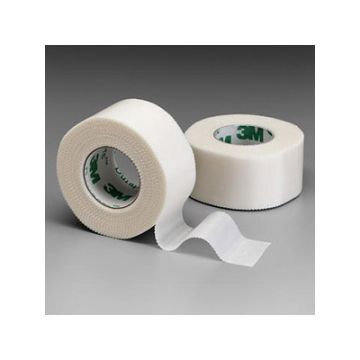 Front view of rolls of 3M Durapore Hypoallergenic and Latex Free Tape