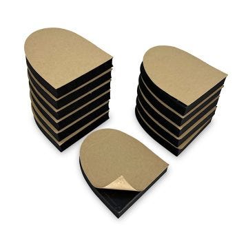 Front view of Super Foam Heel Lifts with Adhesive