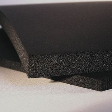 Black Vinyl Foam Sheets by Econoline