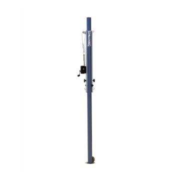 A navy blue Spalding Slide Multi-Court Volleyball Upright