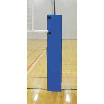Upright padded blue pole cover