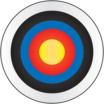 Round Skirted Target Faces