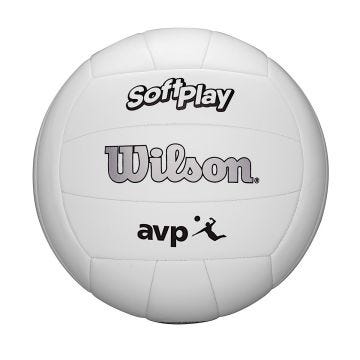 Wilson AVP Soft Play Volleyball White, single
