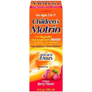 Motrin Children's Ibuprofen Oral Suspension Berry