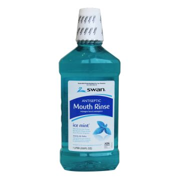 Blue Mint Mouthwash, 32 ounces