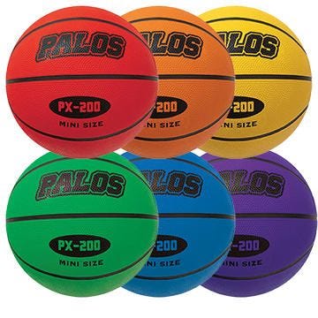 PALOS PX-200 Mini Rubber Basketballs