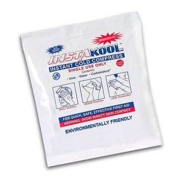 Front view of InstaKool Kit Size Instant Cold Compress
