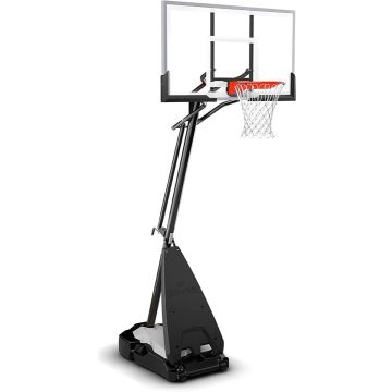 Spalding® Ultimate 60” Hybrid Acrylic Portable Basketball Hoop