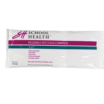 SKU#37182 Front view School Health Hot/Cold Pack, 4”x 9”
