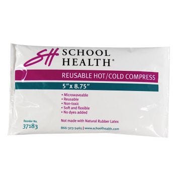 SKU 37183 Front view of School Health Hot/Cold Pack, 5”x 8-3/4”