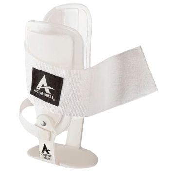 Side view of White Cramer T-2 Active Ankle Brace