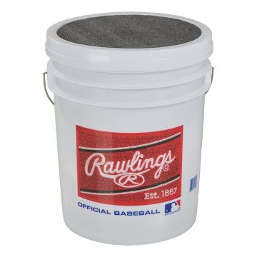 Rawlings© Bucket of Official League Competition Grade Practice Baseballs