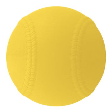 Single yellow 12" baseball