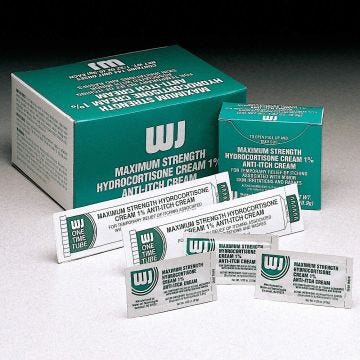 Hydrocortisone Cream 1% Foil Pack, 144/bx