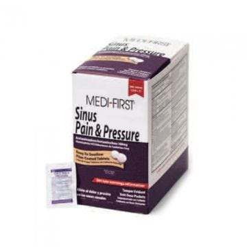 MEDI-FIRST Sinus Pain & Pressure, Easy to Swallow, Film Coated Tablets