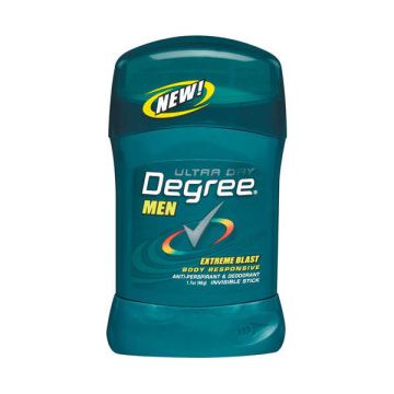 Front view of 1.7 oz. Degree Mens Invisible Solid Deodorant