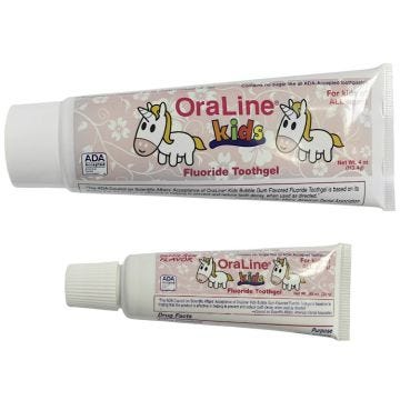 OraLine Kids Bubblegum Fluoride Toothgel