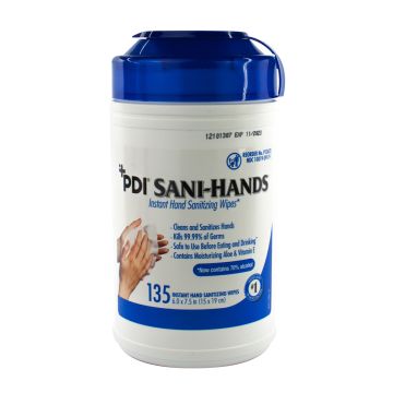 Sani-Hands ALC Antimicrobial Alcohol Gel Hand Wipes
