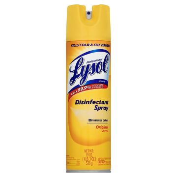 Front view of 19 oz. Original Scented Professional LYSOL Brand III Disinfectant Spray 