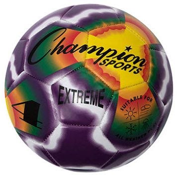 Champion Sports Extreme Tie Dye Soccer Ball