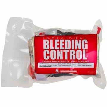 North American Rescue Advanced OTC Bleeding Control Kit in Vacuum Sealed Bag