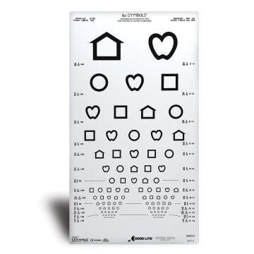 LEA SYMBOLS® Proportional Spaced Chart 10 Ft.