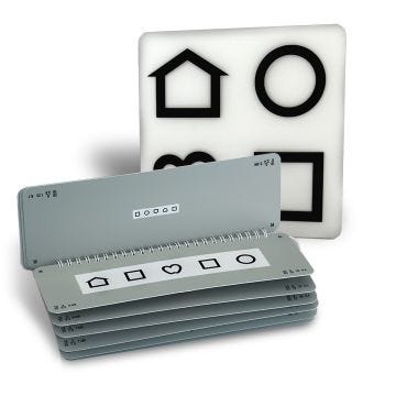LEA Symbols Distance Vision Screener Flipchart 