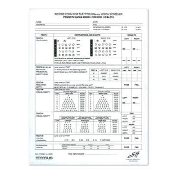Record Forms for iSeries PA Model 100/Pad