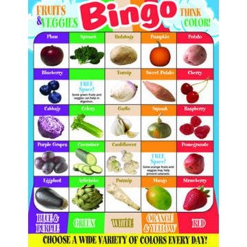Fruits & Veggies Bingo